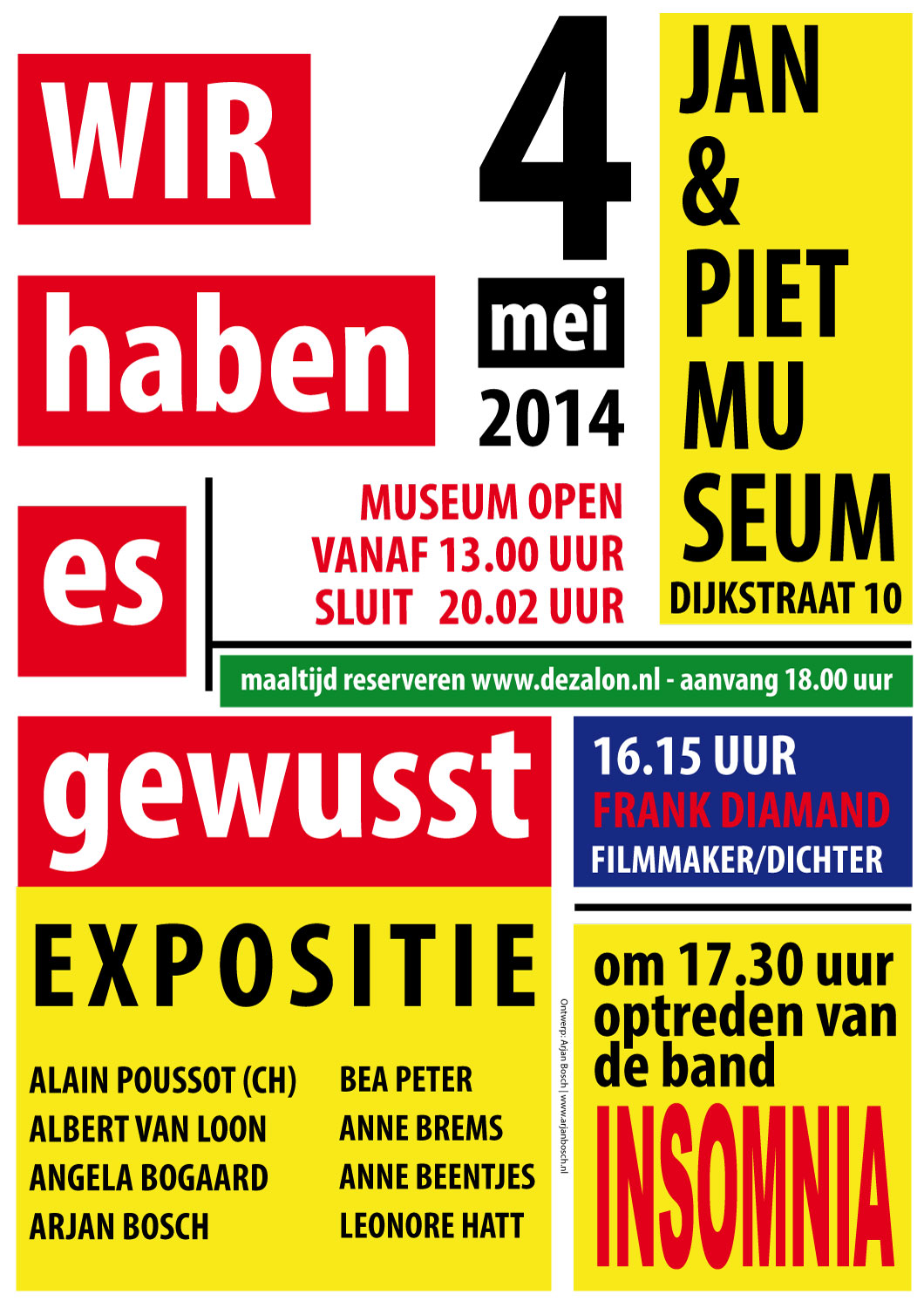 WIR haben es gewusst | 4 mei 2014 expositie Jan en Piet museum | Haarlem