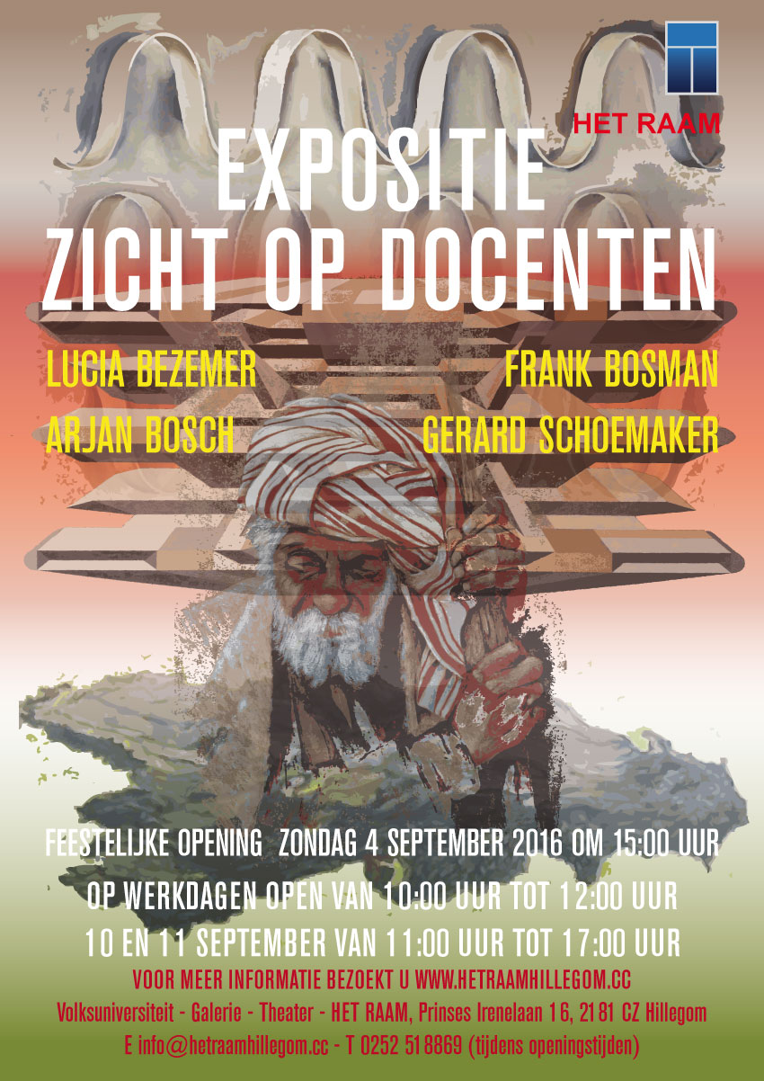 Expositie volksuniversiteit Hillegom | Het Raam | Zicht op Docenten