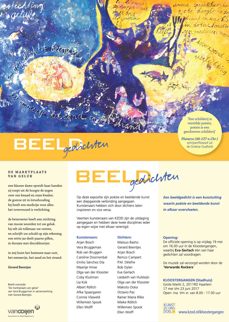 Deelname aan expositie Beeldgedichten