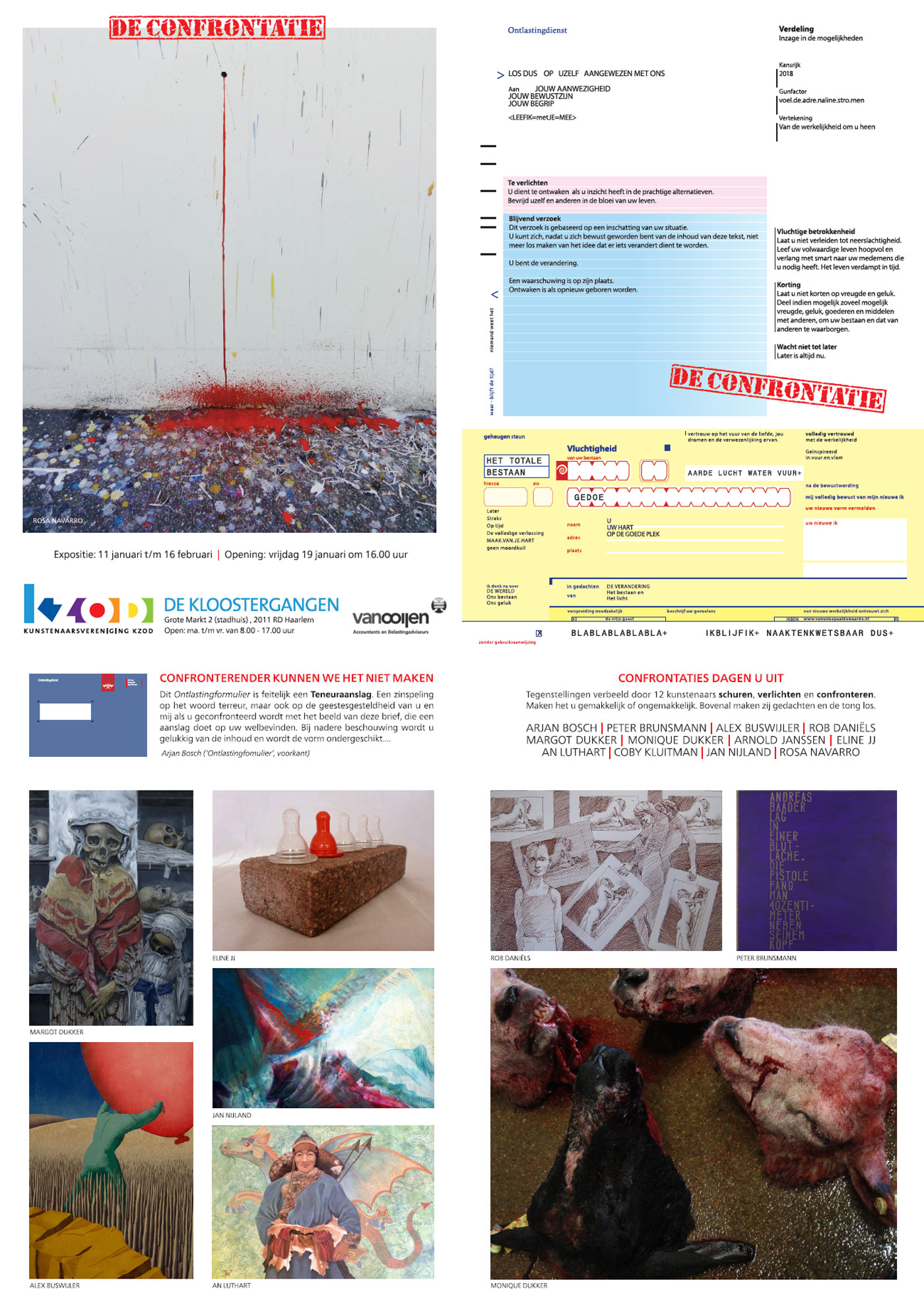 Expositie De Kloostergangen De Confrontatie