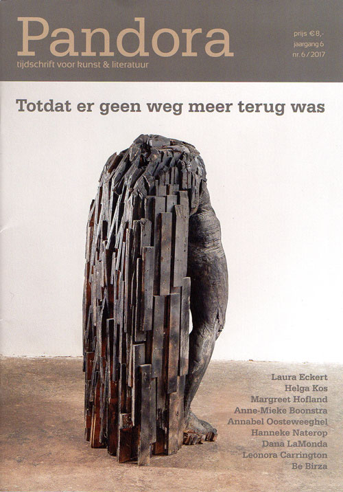 Gedicht Zwart Op Wit opgenomen in kunsttijdschrift Pandora