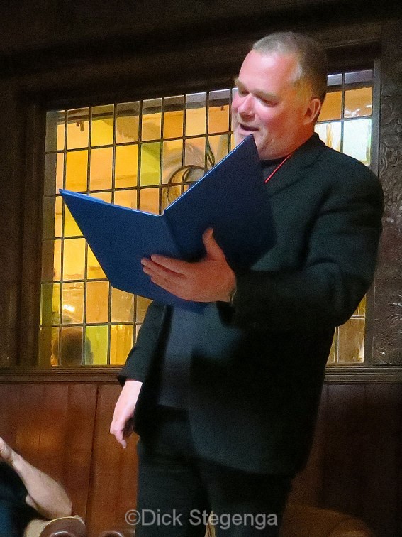 Arjan Bosch dichtte op Haarlemse Dichtlijn 2018