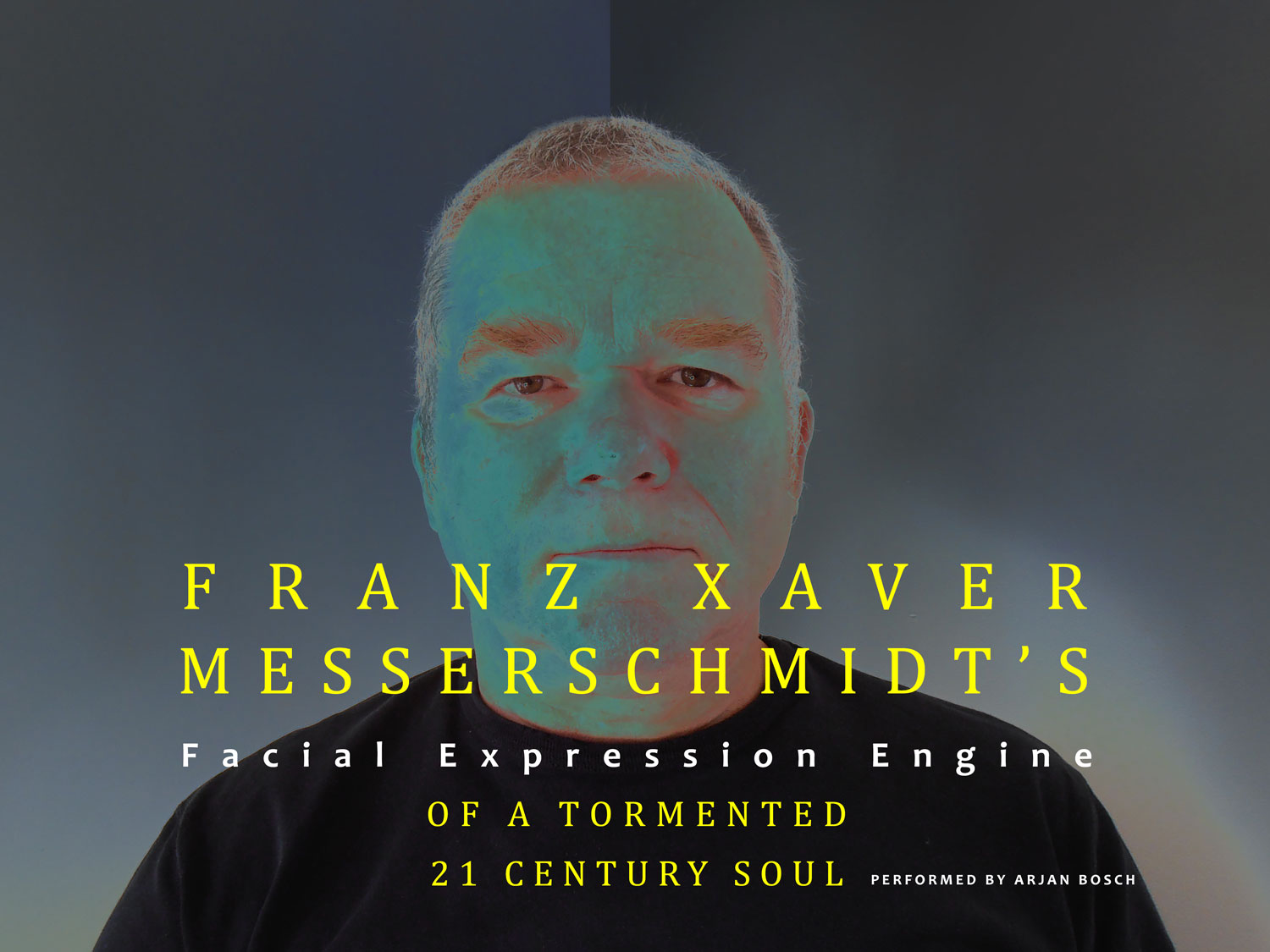 Arjan Bosch presenteert zijn project ‘The Facial expression engine OF A TORMENTED 21 CENTURY SOUL’