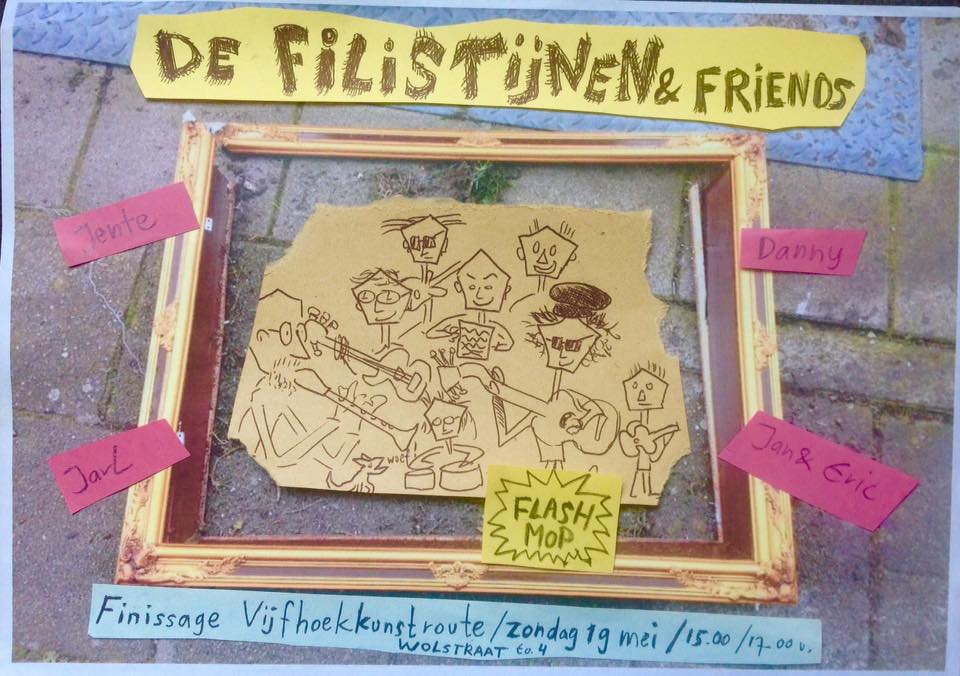 De Filistijnen & Friends treden op – 19 mei Finissage Vijfhoekkunstroute