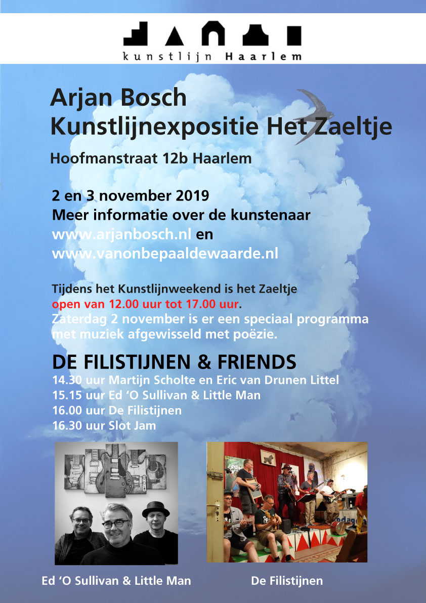 Arjan Bosch exposeert tijdens de Kunstlijn in Het Zaeltje