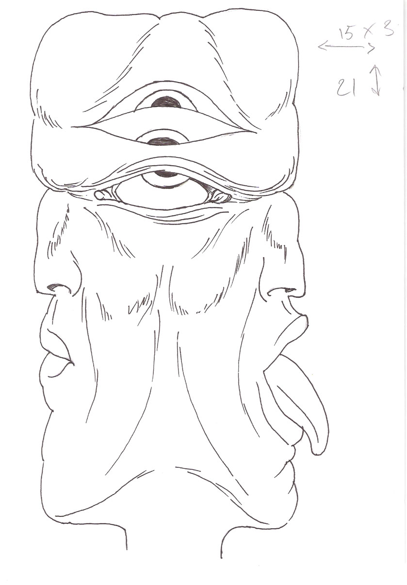 Het-Duel-tweede-schets tekening/voorstudie IJsvogel - Arjan Bosch 2021